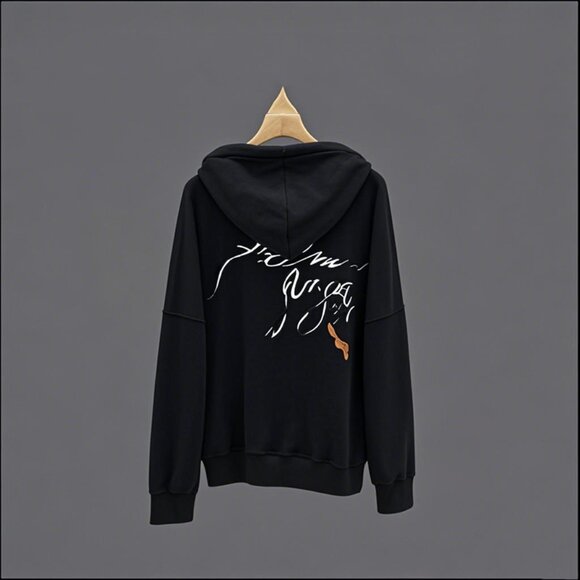 NWT Palm Angels Silicone Logo Washed Hoodie